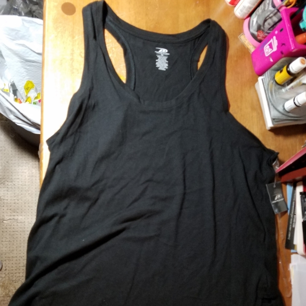Pro Player Black Lattice Racerback Tank